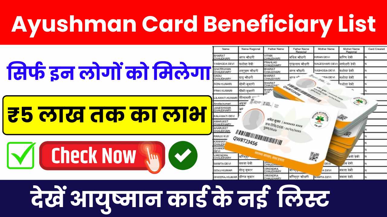 Ayushman Card Beneficiary List