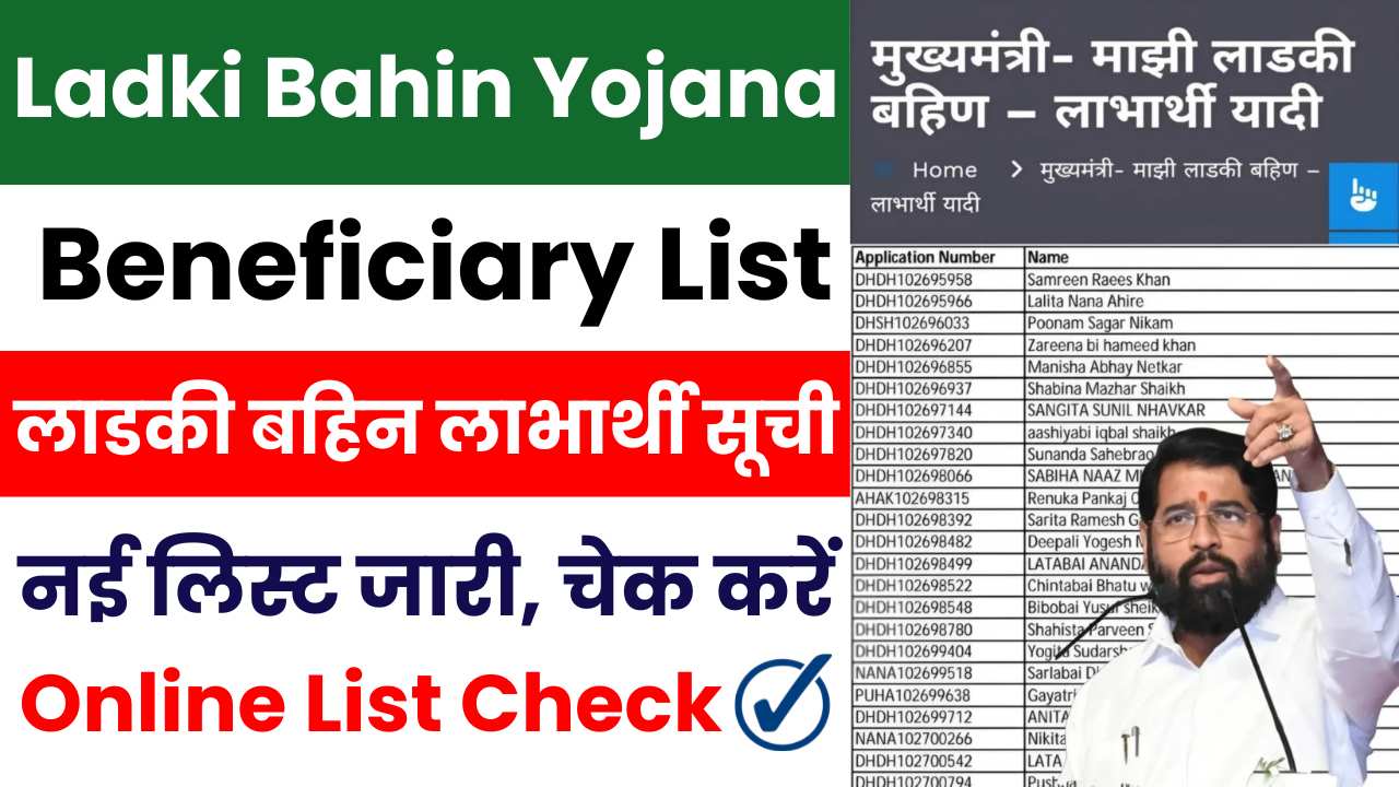 Ladki Bahin Yojana Beneficiary List