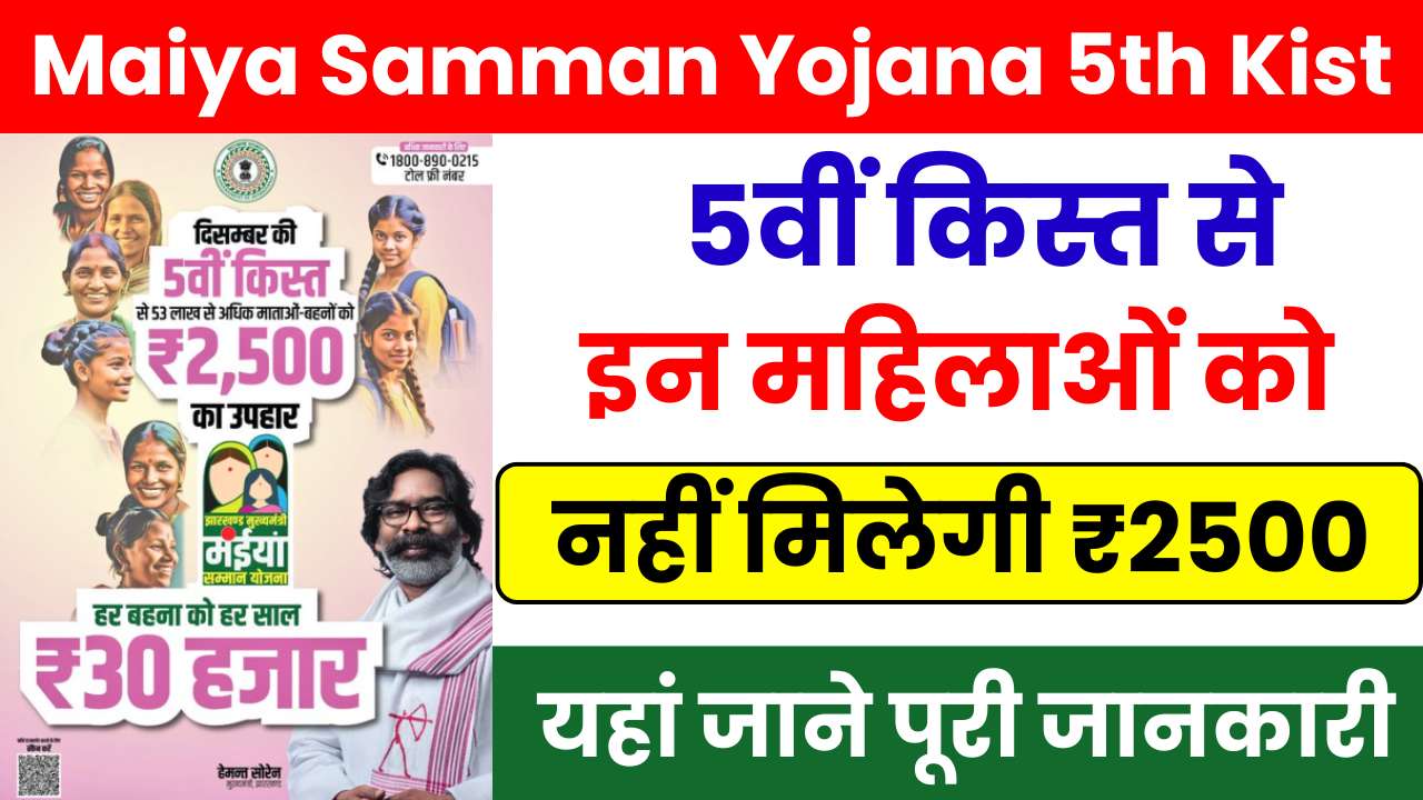 Maiya Samman Yojana 5th Kist