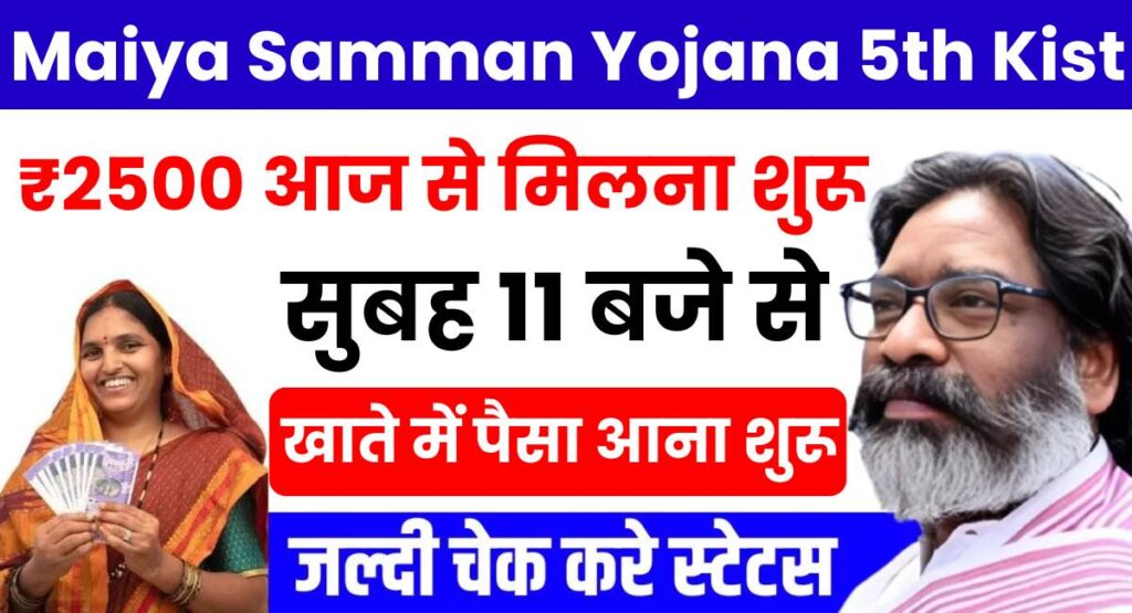 Maiya Samman Yojana 5th Kist Kab Milega